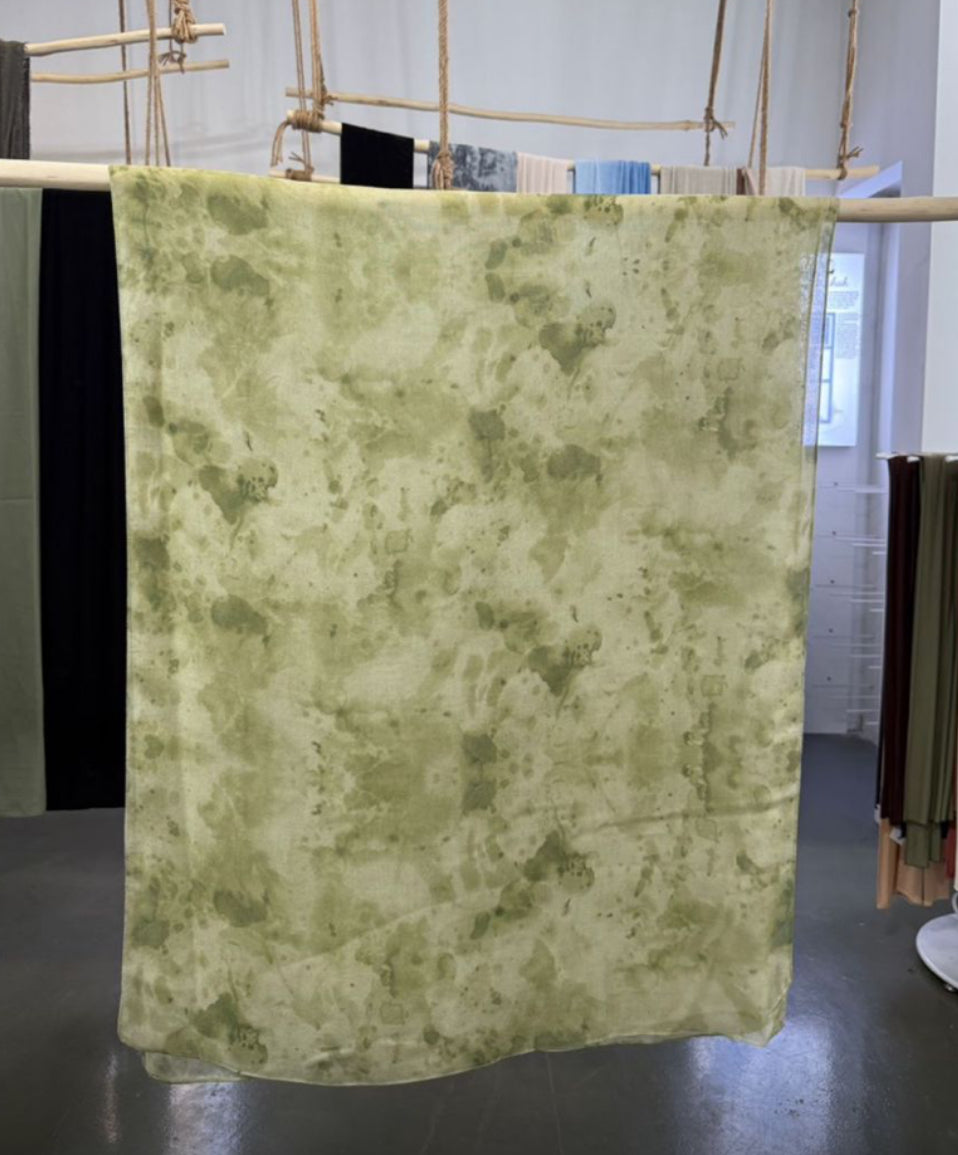 Olive mist marble wash modal hijab