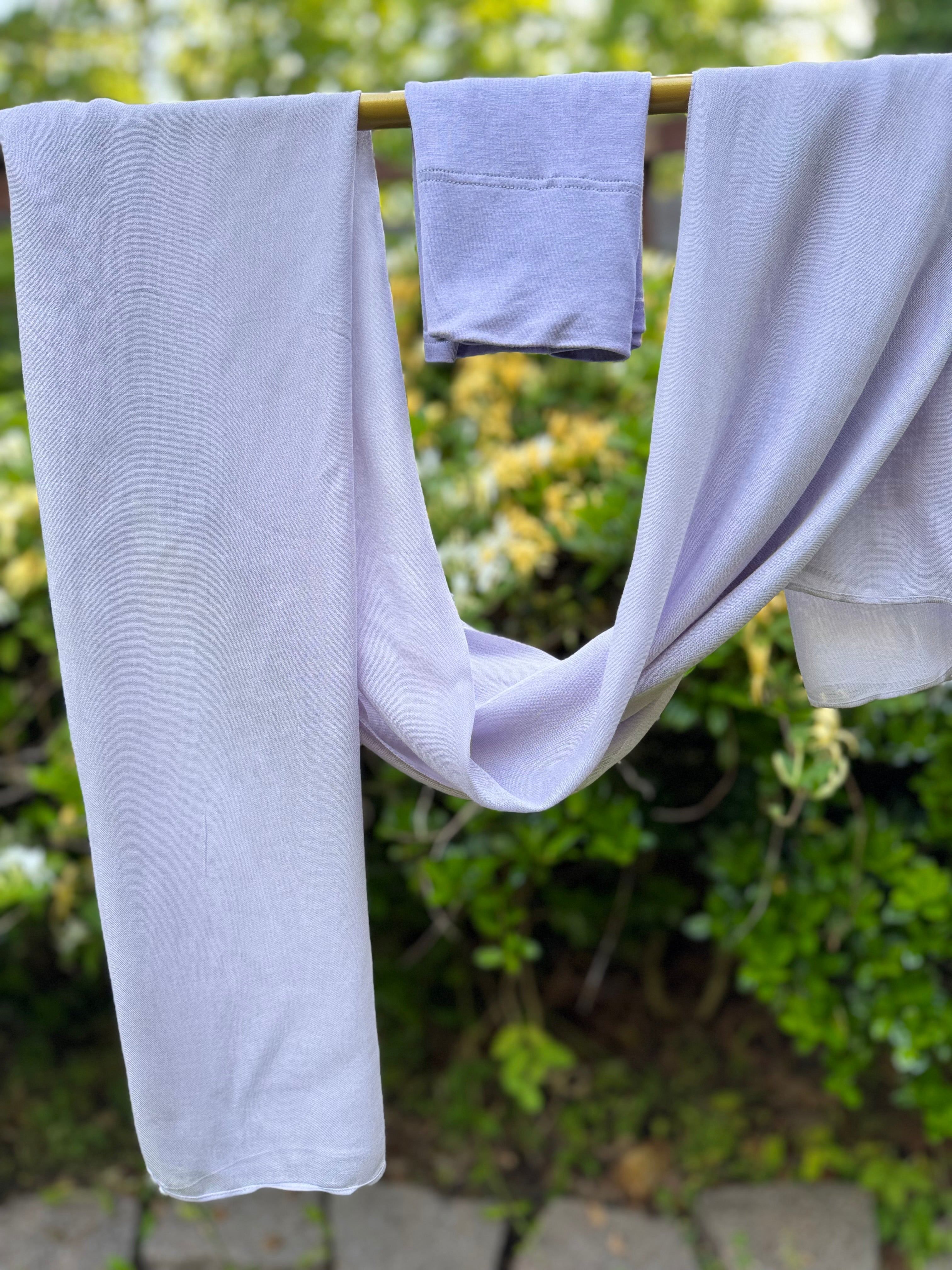 2pc Violet model hijab