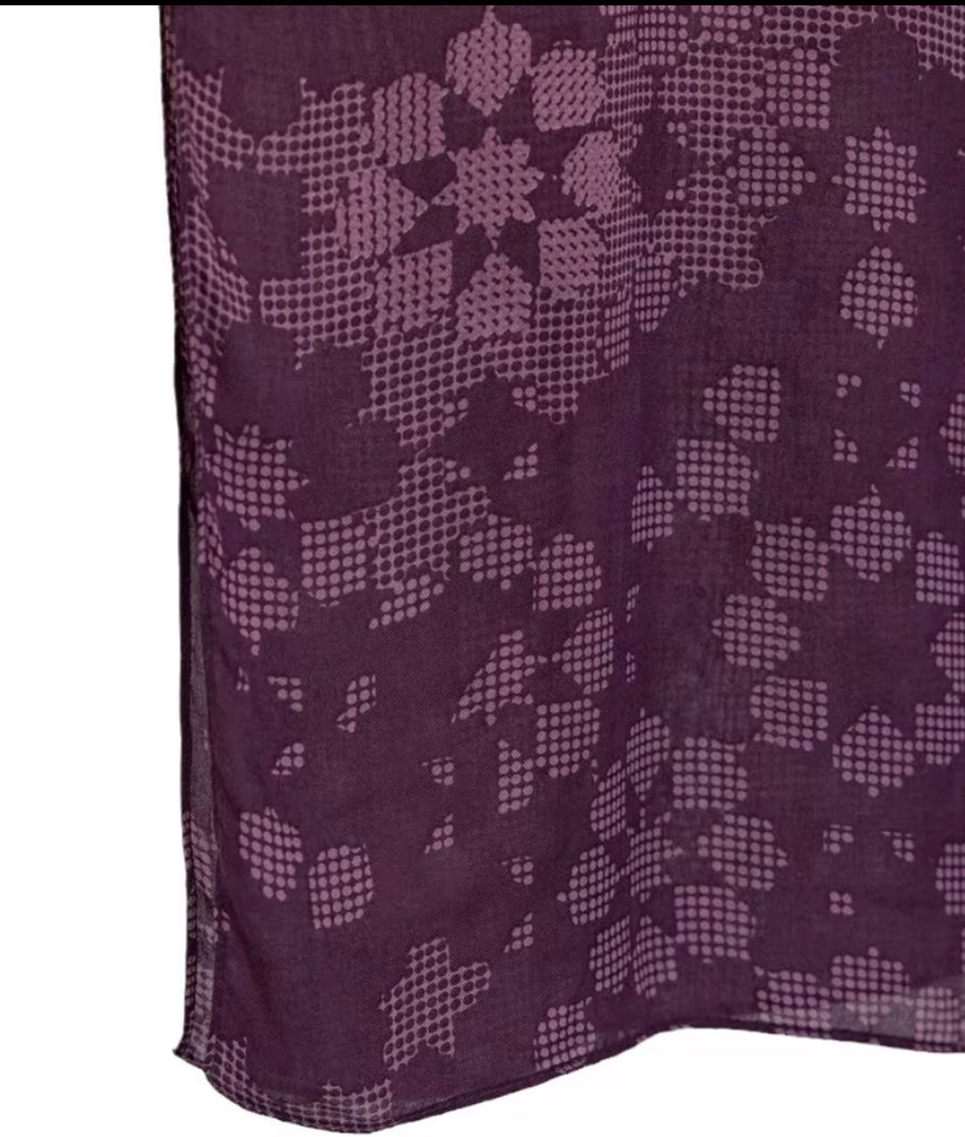 PLUM MODEL PRINTED HIJAB