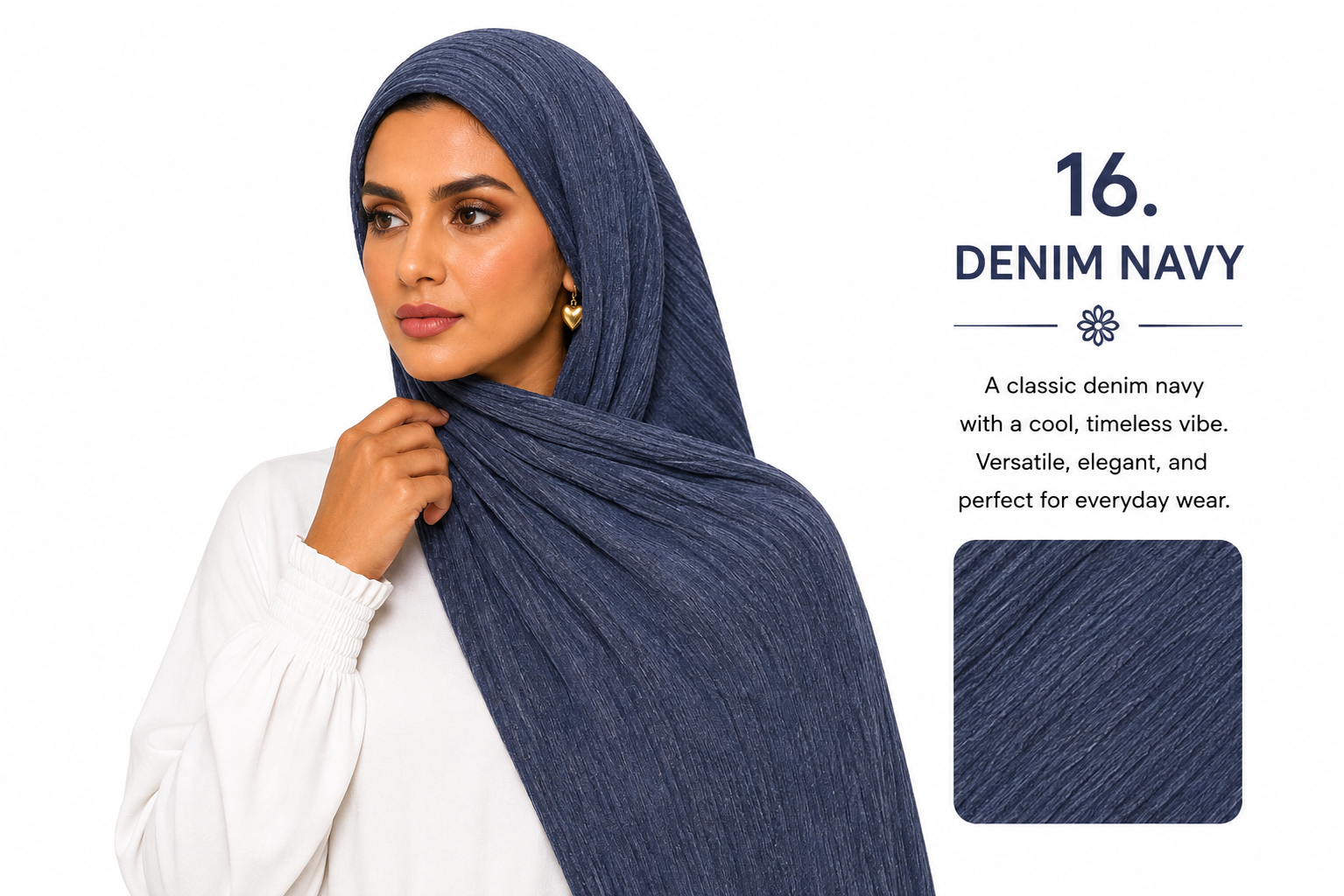 Crinkle Modal Hijab