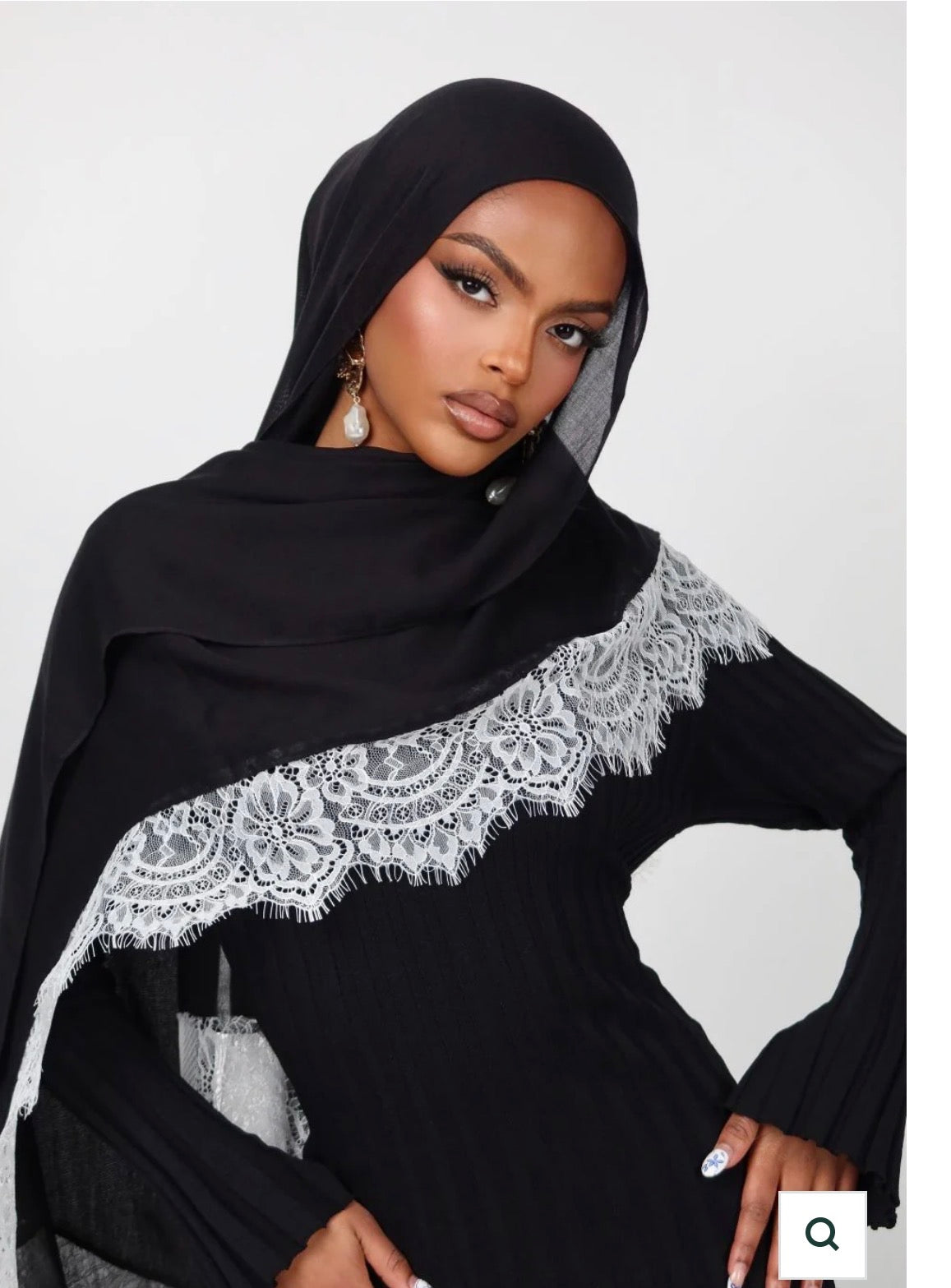 Lace Modal hijabs