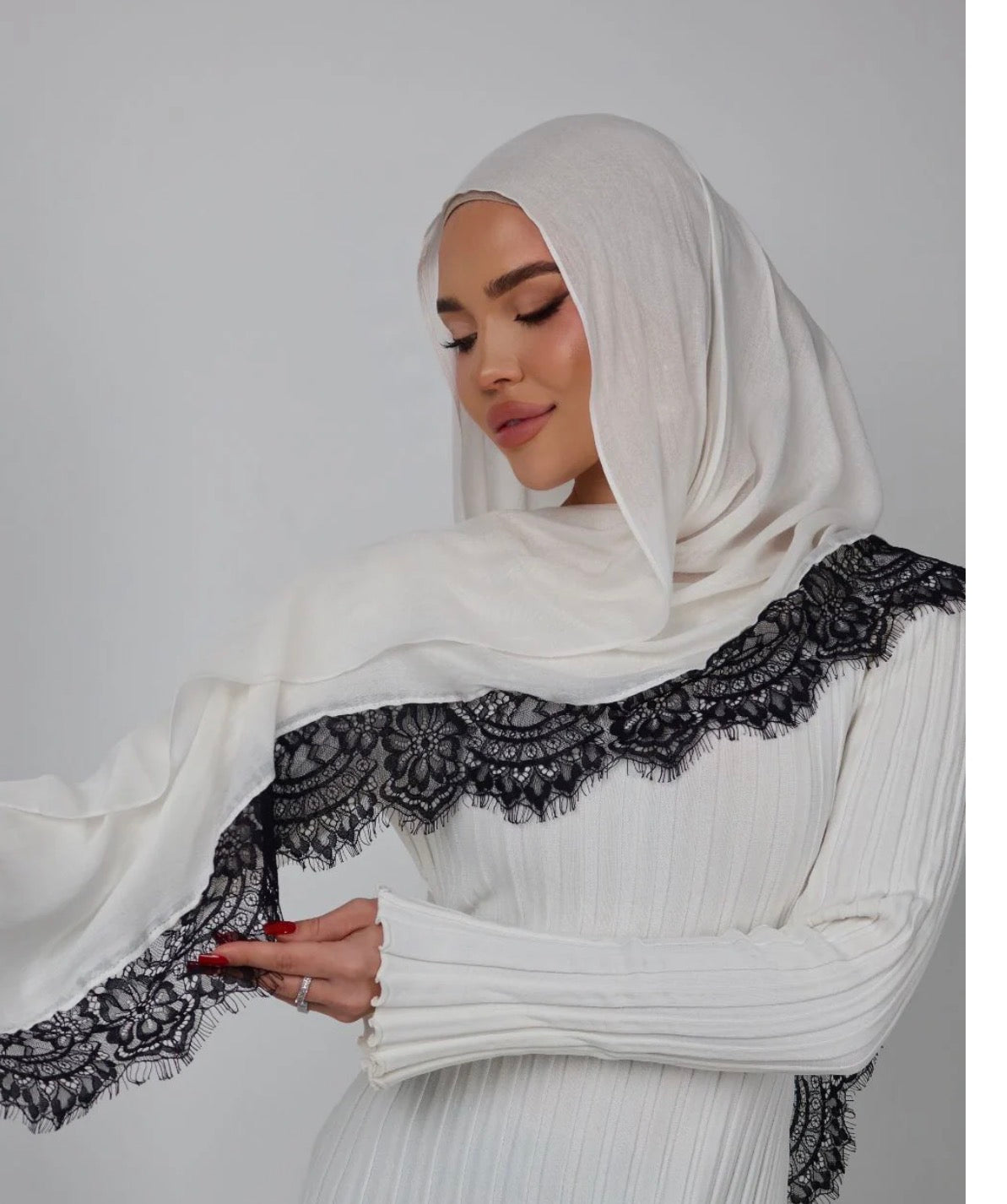 Lace Modal hijabs