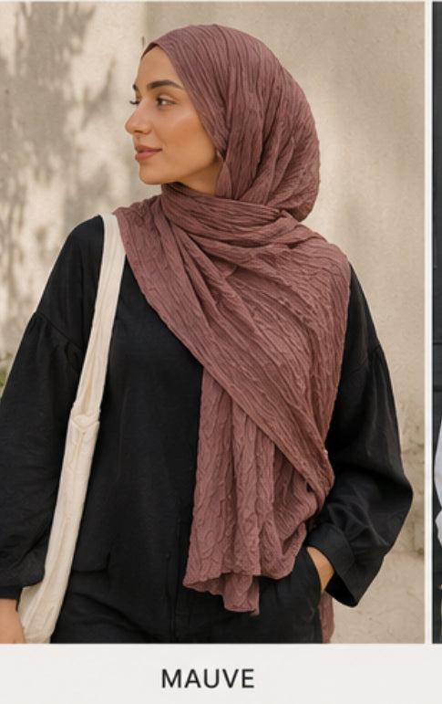 Crinkle Modal Hijab