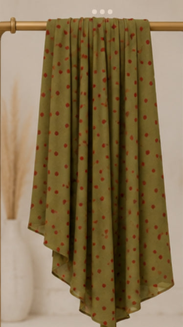 Polka dot Printed modal