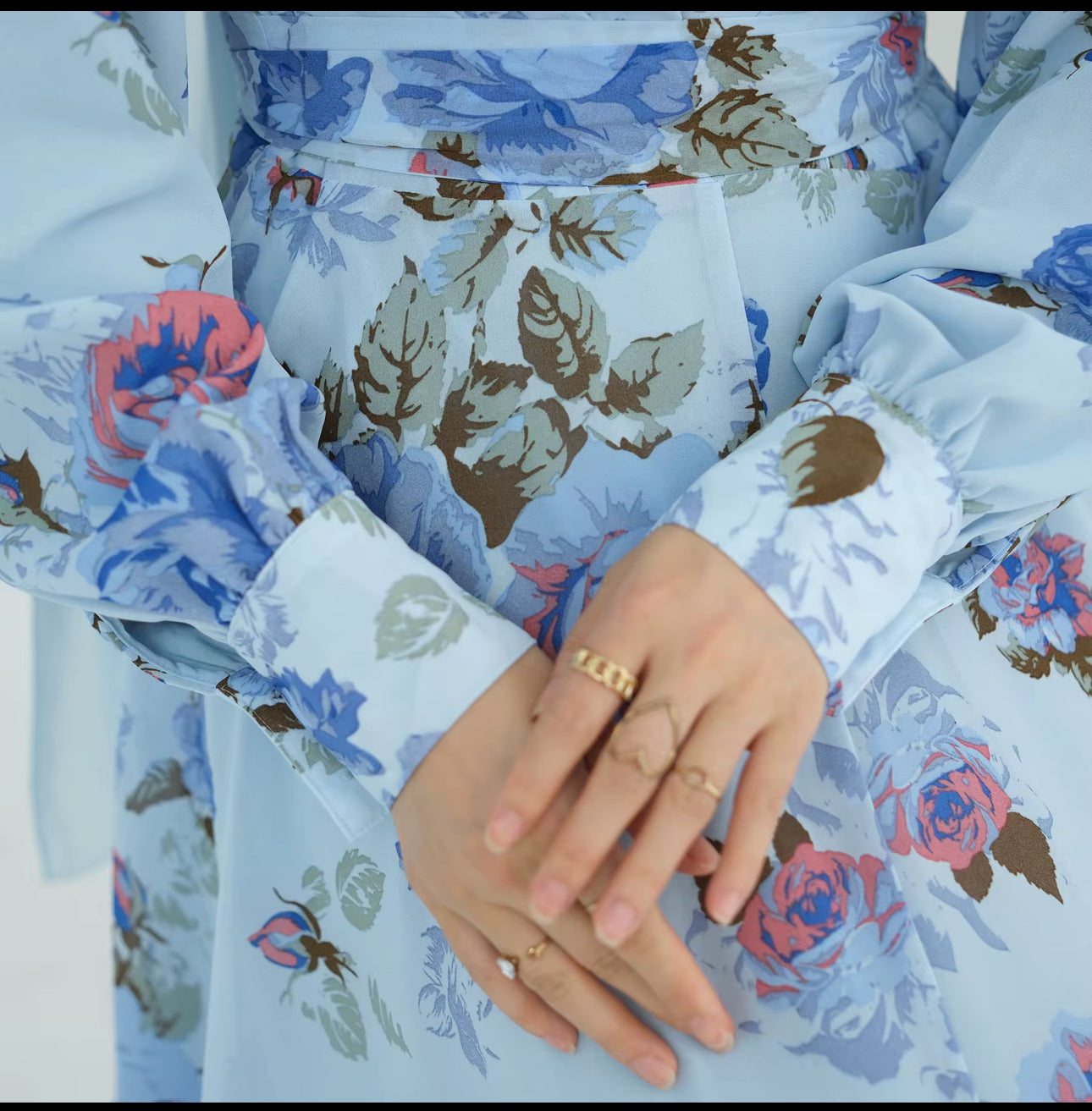 Lamees Maxi Dress Blue