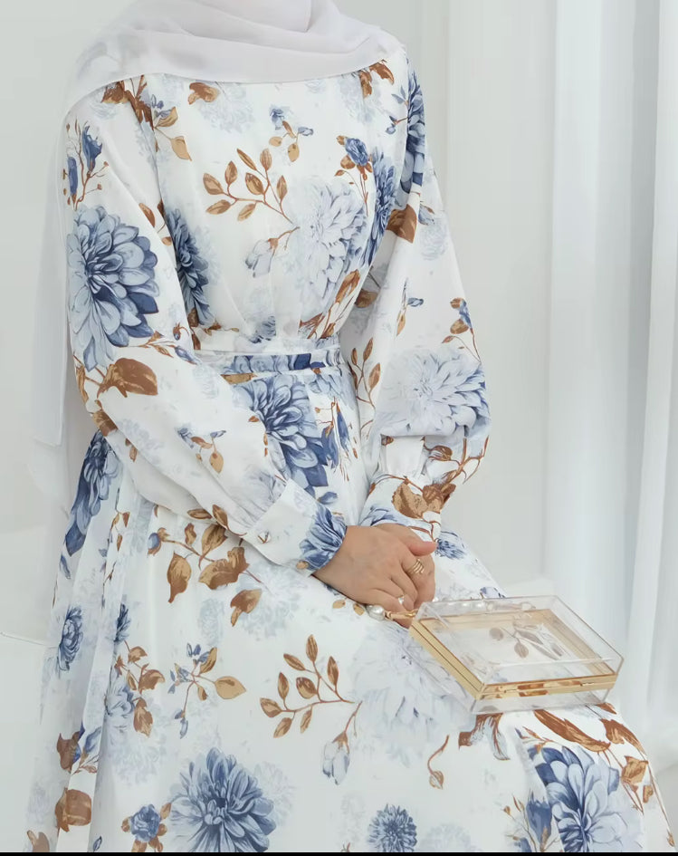 Lamees Maxi Dress White