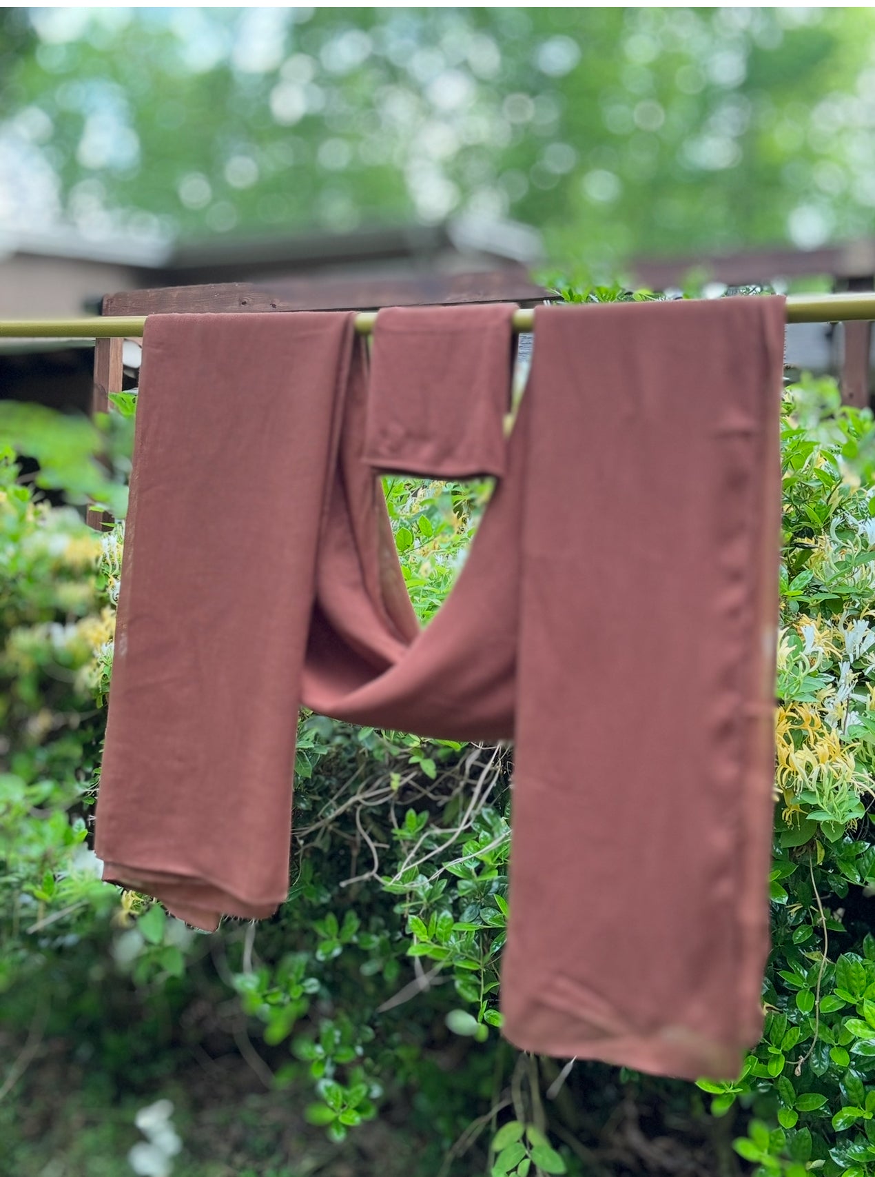 2pc Brown model hijab