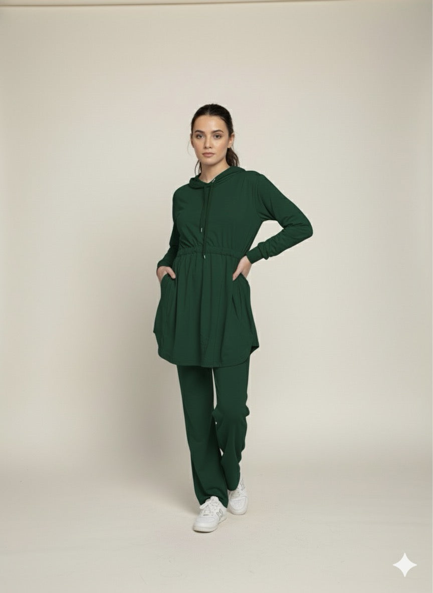 Raneem Straight Set-Green