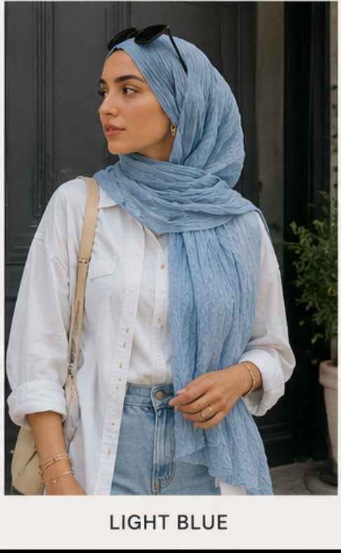 Crinkle Modal Hijab