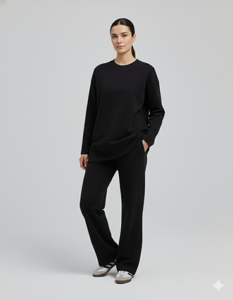 Ayat 2pc jogger set black