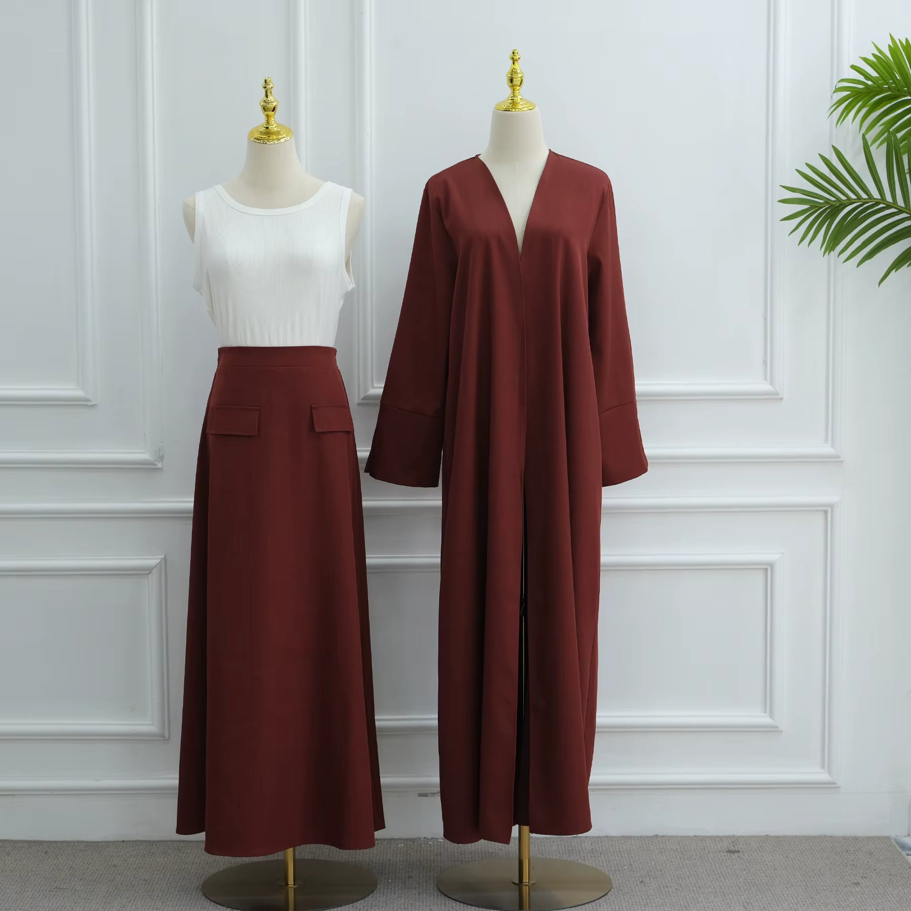 Cardigan and Skirt 2 Pieces