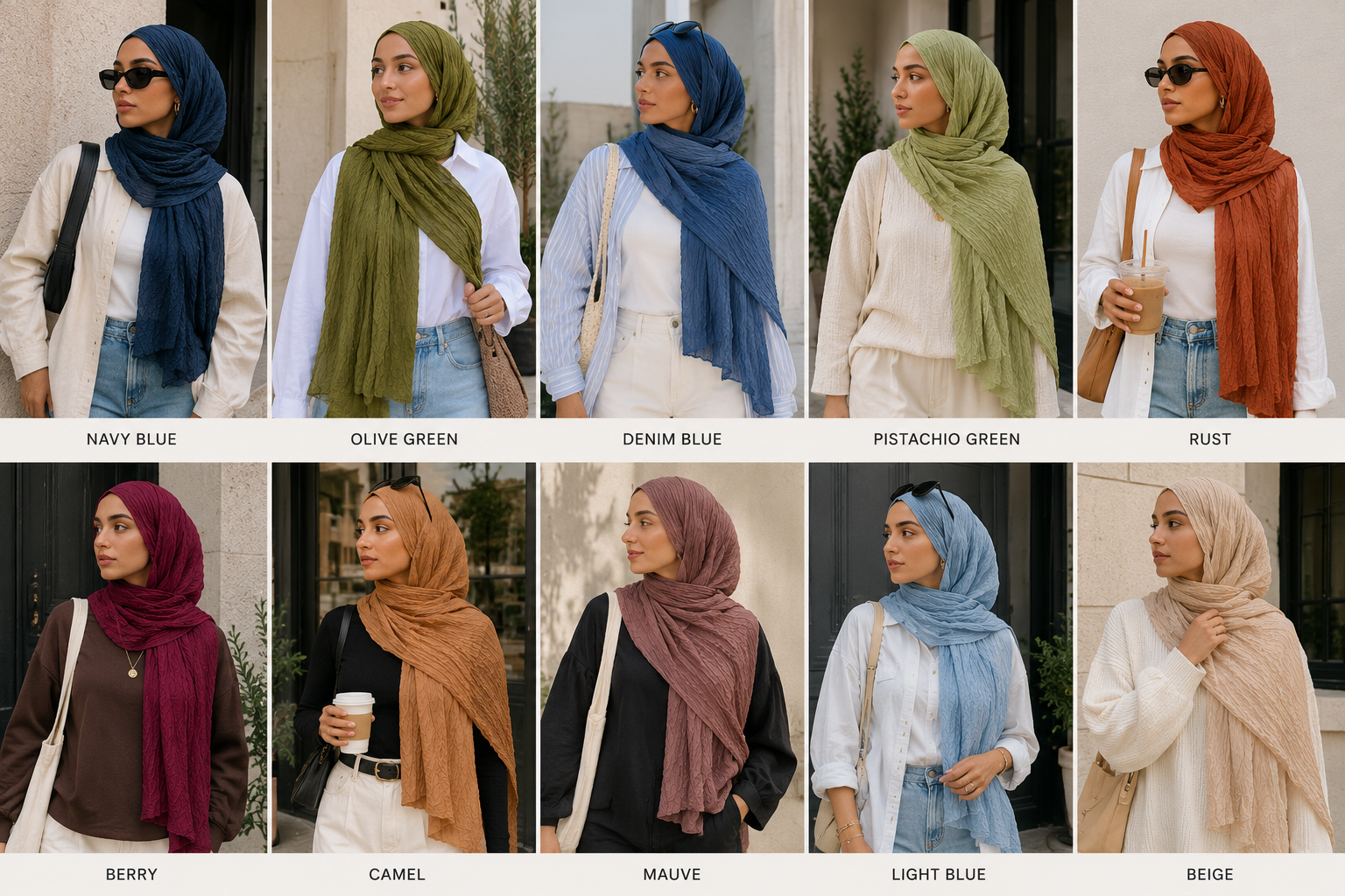 Crinkle Modal Hijab
