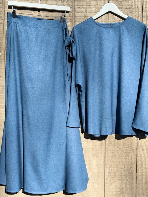 Sama Skirt Sets BLUE