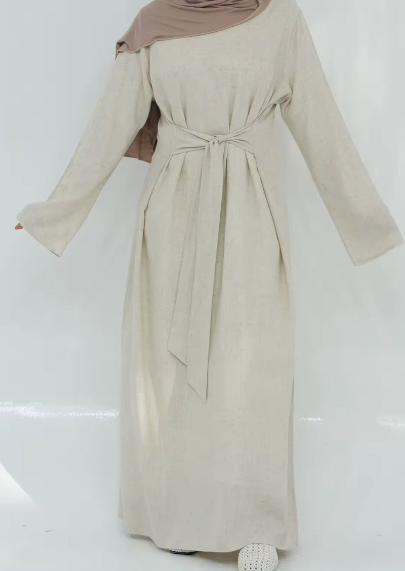Shiffa Linen Multi Way belt Abaya/Dress