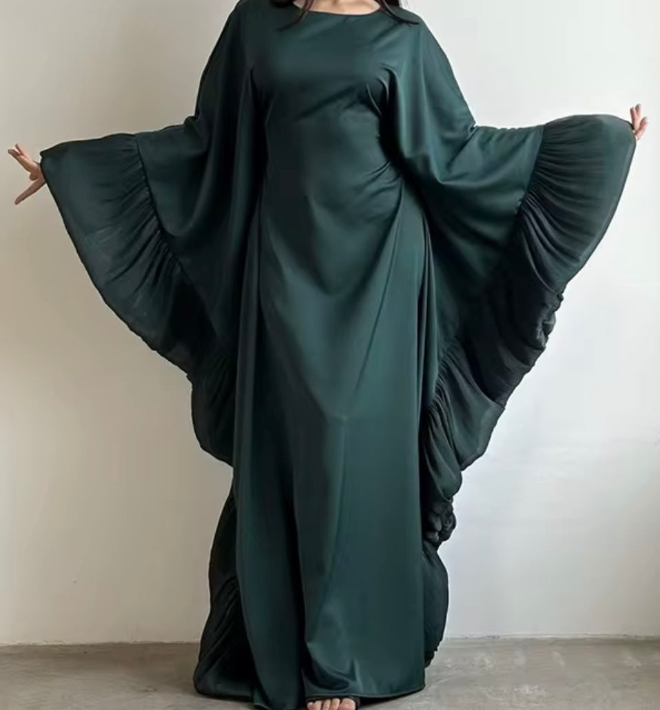 AMIRA BUTTERFLY DRESS OLIVE