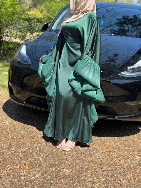 AMIRA BUTTERFLY DRESS OLIVE