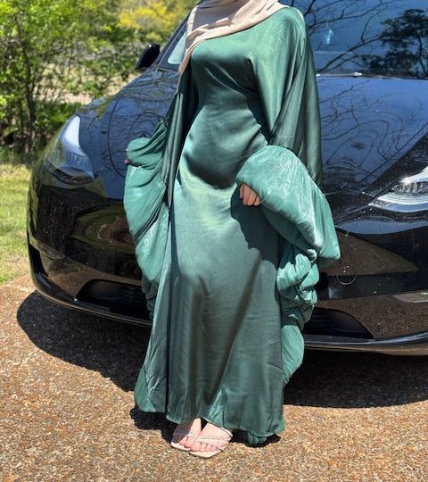 AMIRA BUTTERFLY DRESS OLIVE