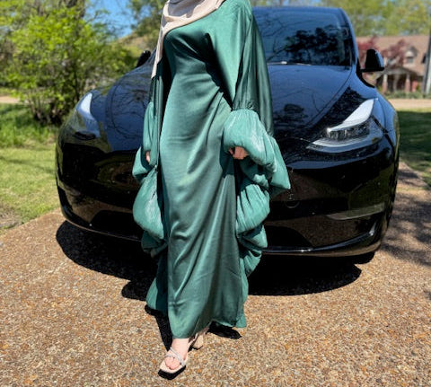 AMIRA BUTTERFLY DRESS OLIVE