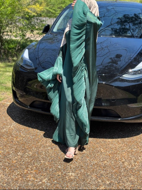 AMIRA BUTTERFLY DRESS OLIVE