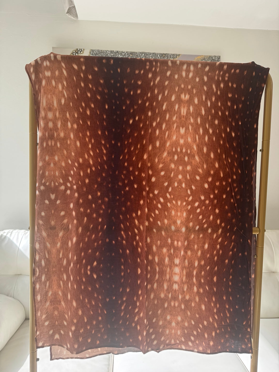 Fawn Print Cotton Jersey Hijab π€