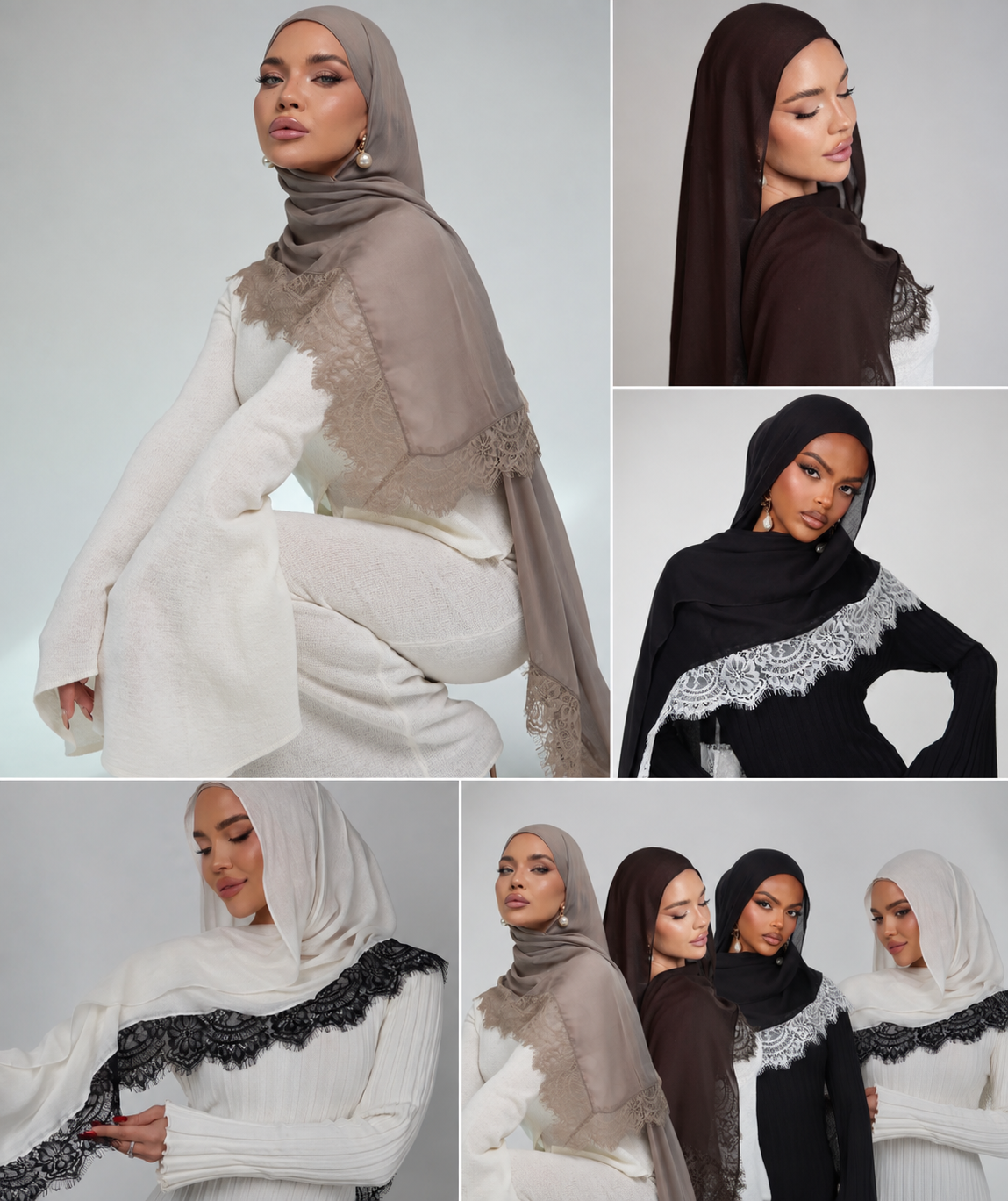 Lace Modal Hijab