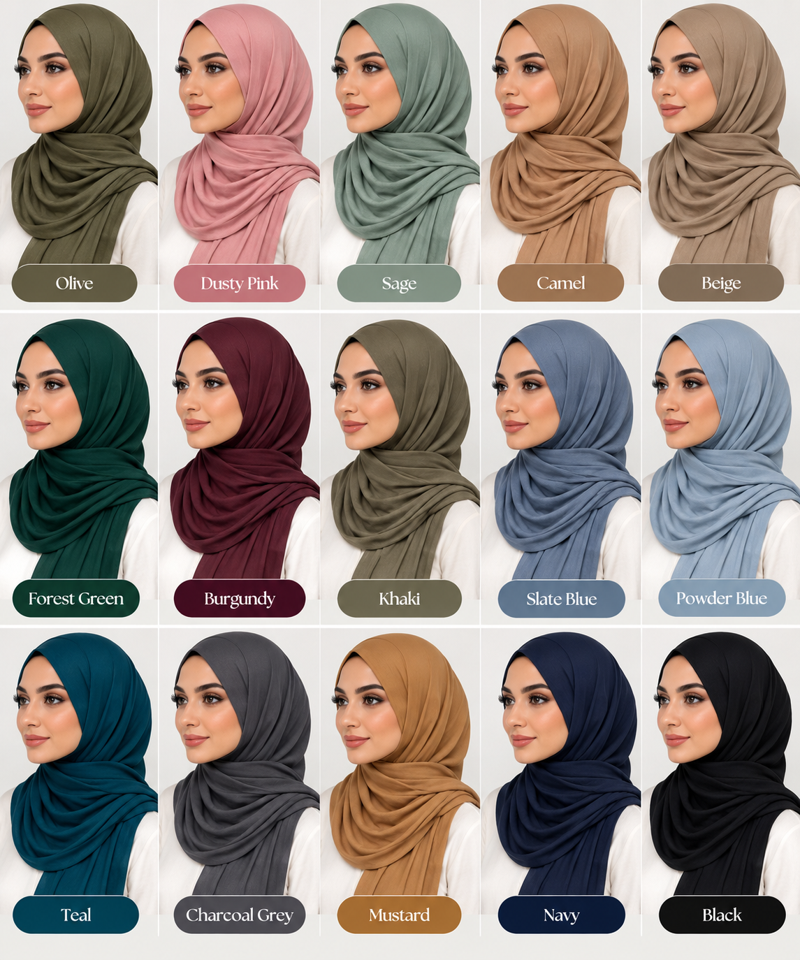 Soft Cotton Jersey Hijab