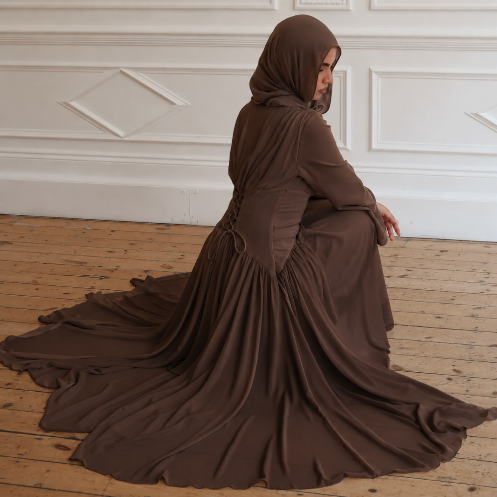 Ameera Corset-Waist Maxi Dress – view 8