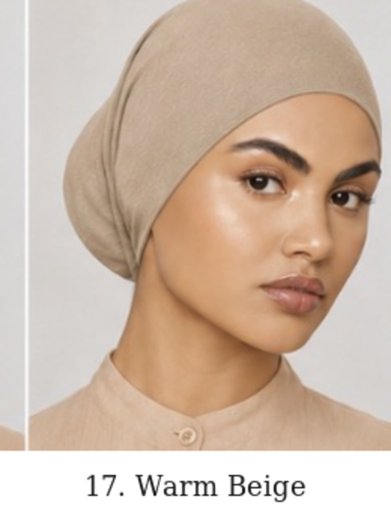Soft cotton Under-caps for Hijabs