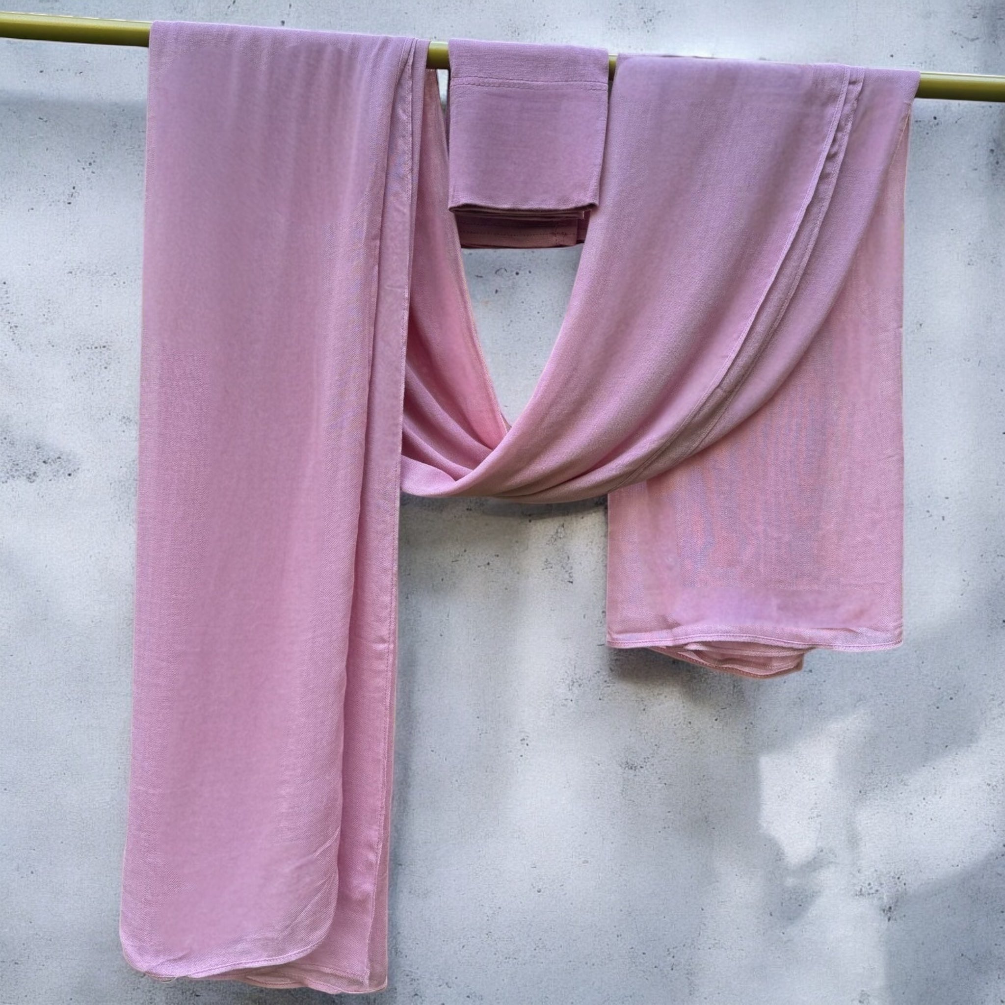 2 PIECE MODEL HIJAB PINK