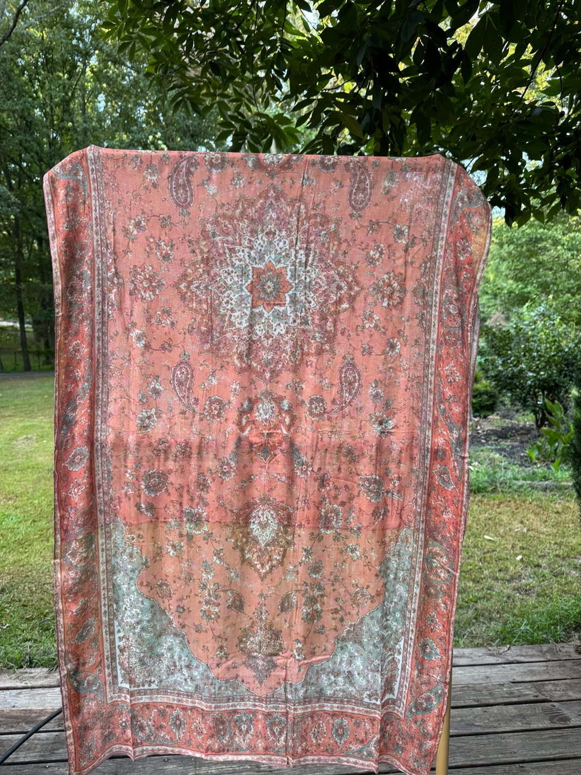 Rose Medallion Modal Hijab
