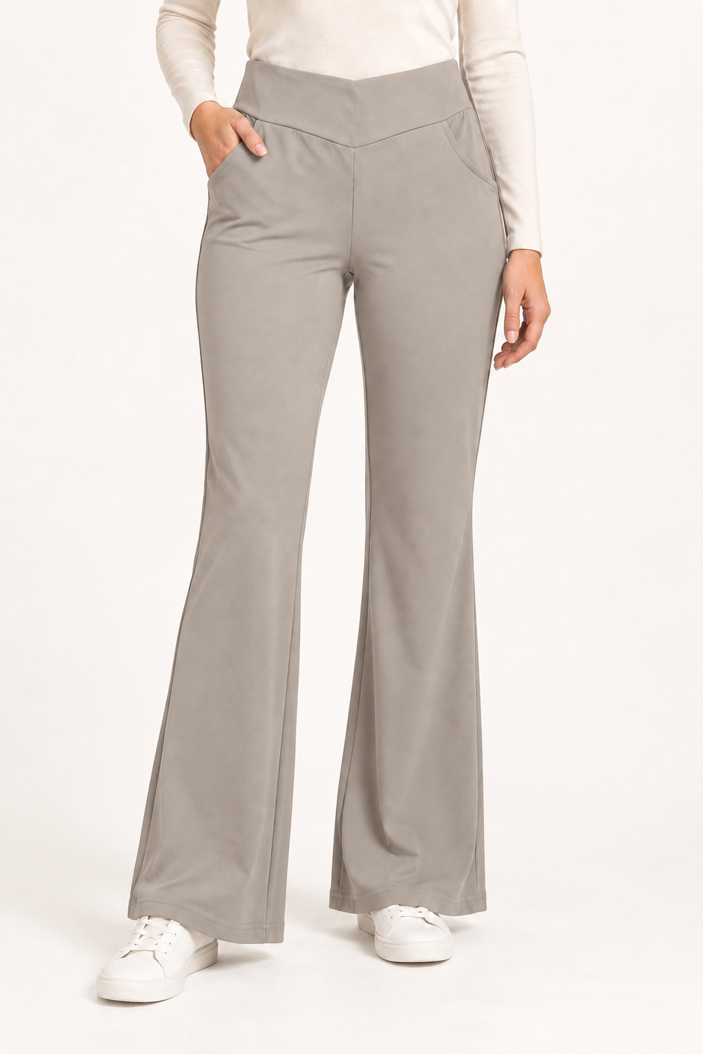Raneem Mid-Flow Set – Taupe