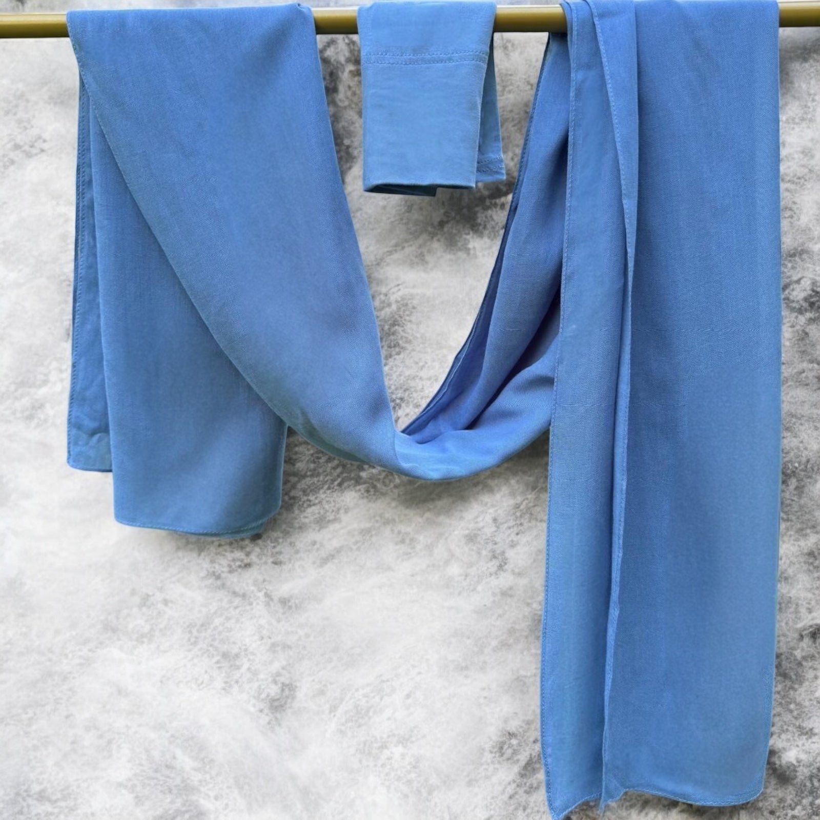 2 PIECE MODEL HIJAB BLUE