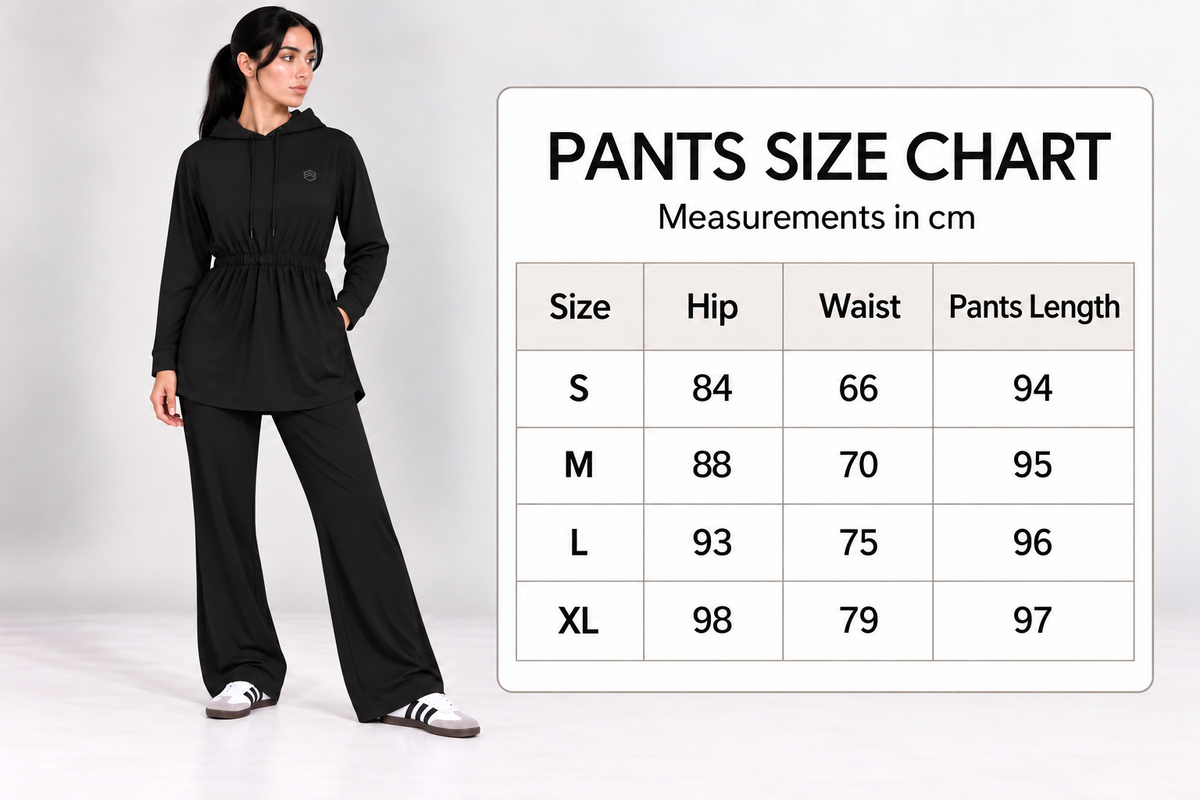 Raneem Mid-Flow Set – Black