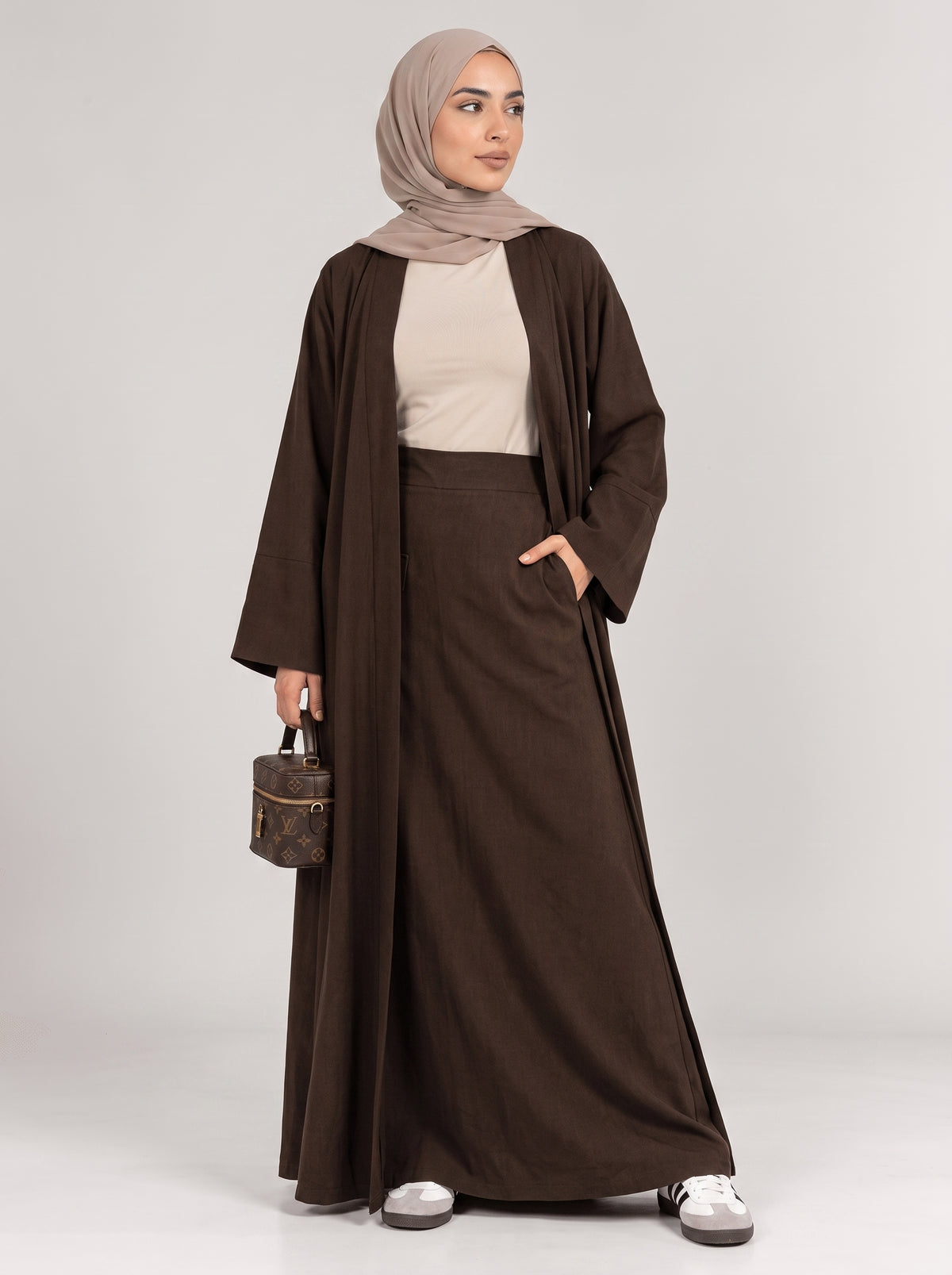 Cardigan & Skirt Set