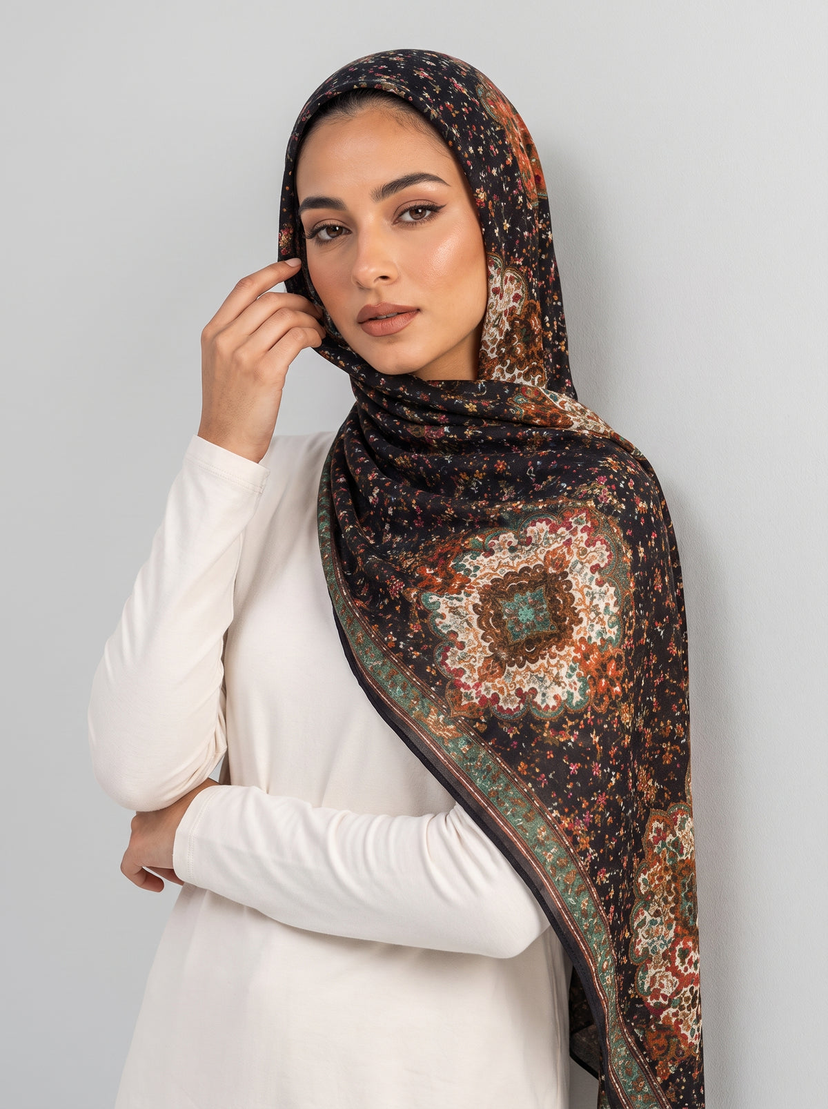 Celestial Garden Modal Hijab