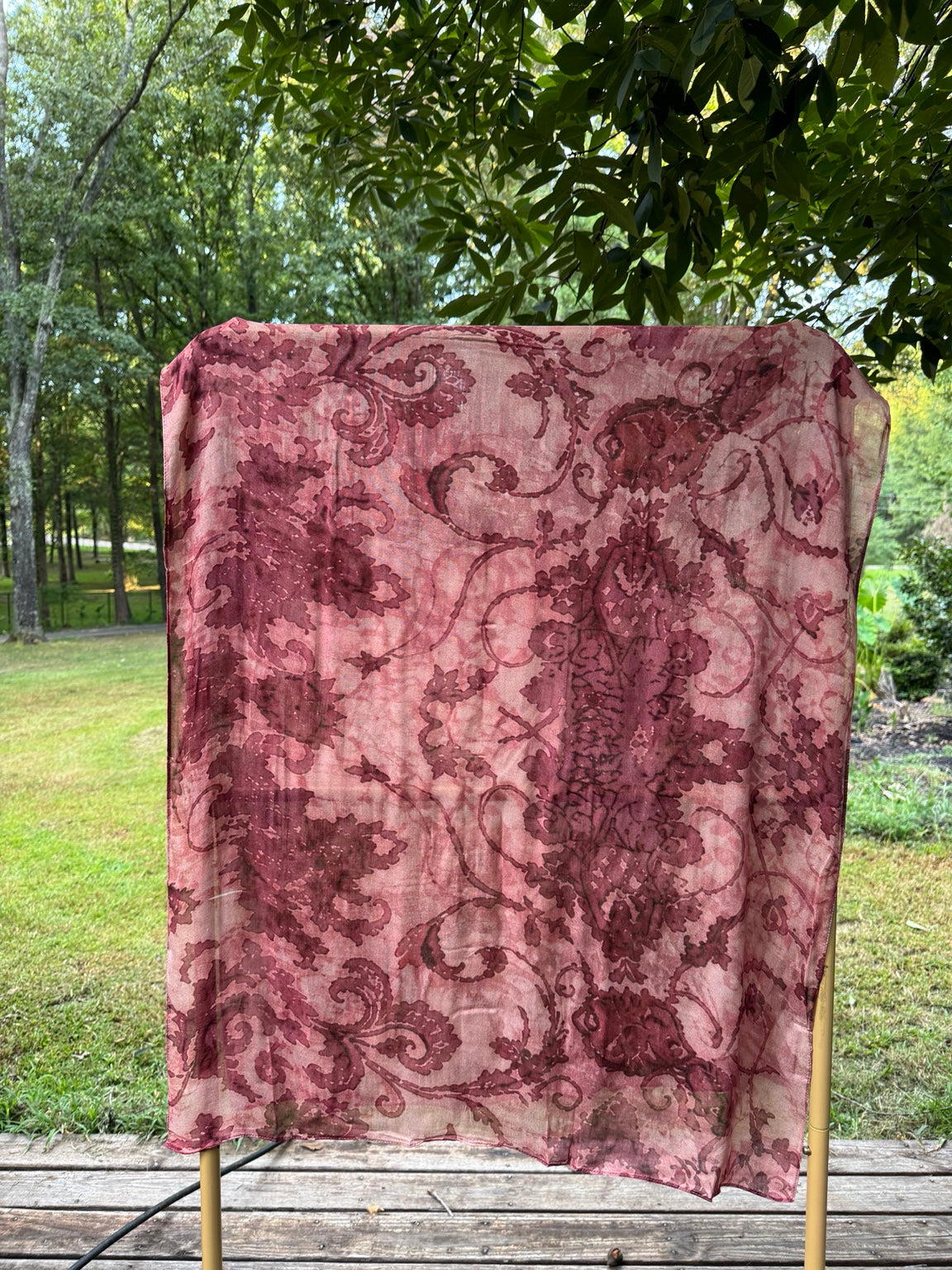 Rosewood Paisley Modal Hijab