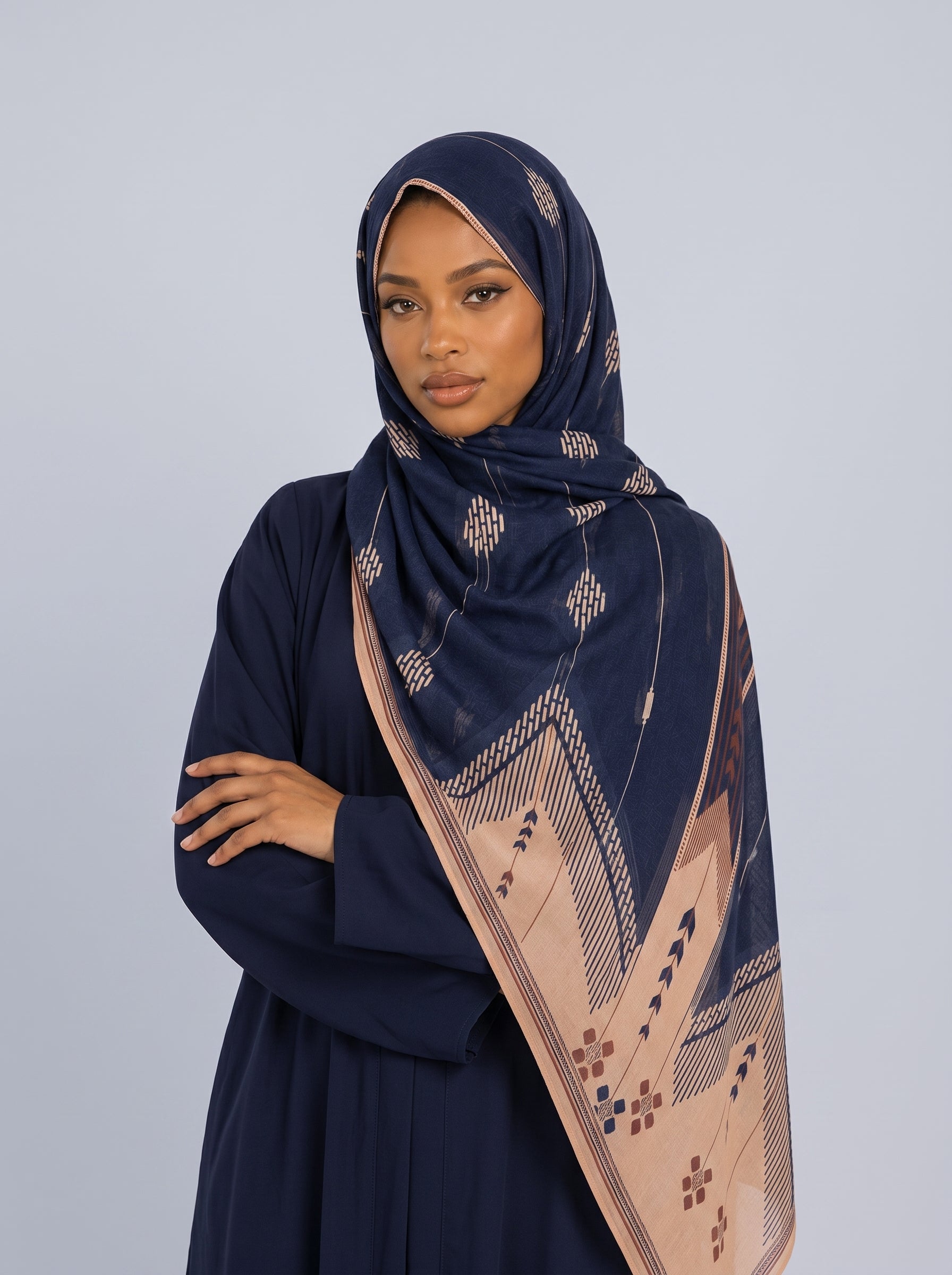Desert Indigo Modal Hijab