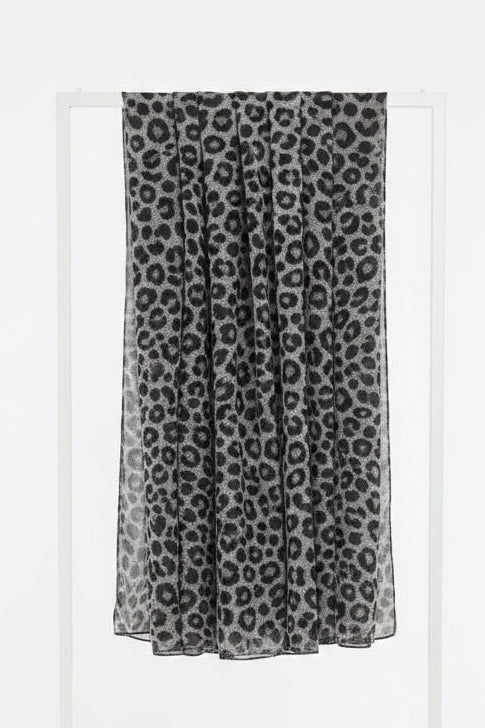 Snow Leopard Printed modal