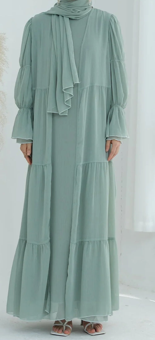 Hajar Two-Piece Modest Set TEAL