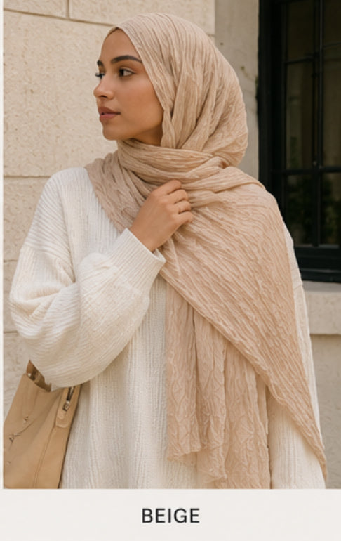 Crinkle Modal Hijab