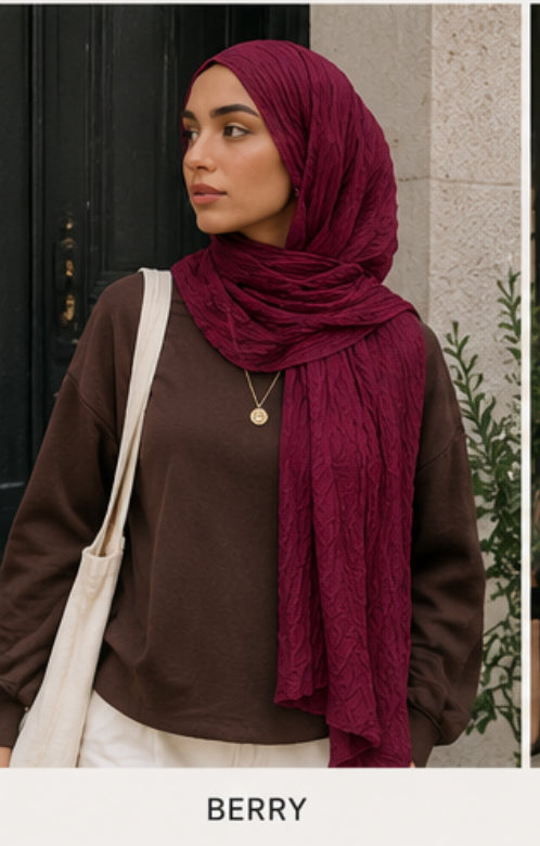 Crinkle Modal Hijab