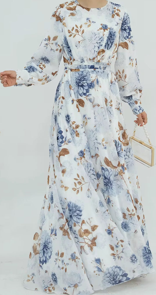 LAMEES MAXI DRESS WHITE