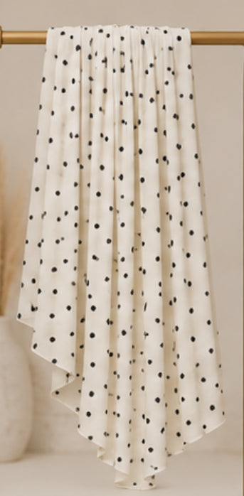 Polka dot Printed modal