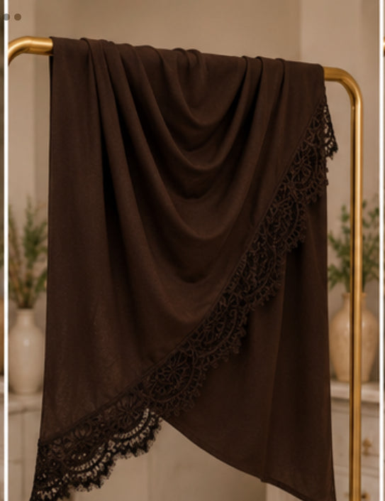 Contrast-Trim Modal Hijab with Under-Cap – view 5