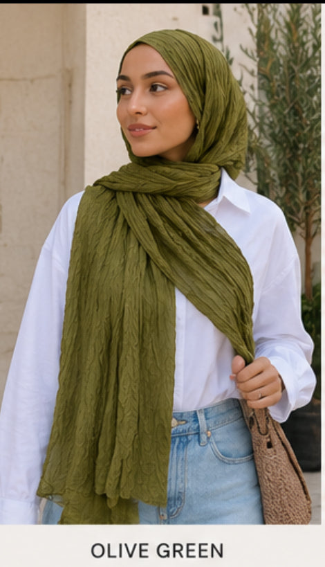Crinkle Modal Hijab