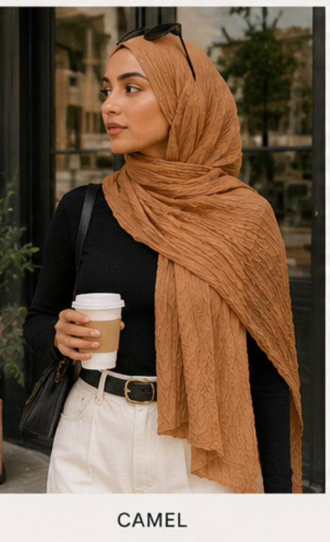 Crinkle Modal Hijab