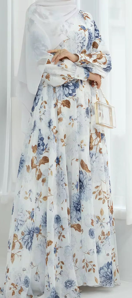 LAMEES MAXI DRESS WHITE