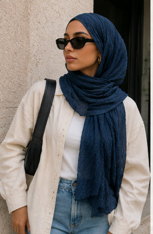 Crinkle Modal Hijab