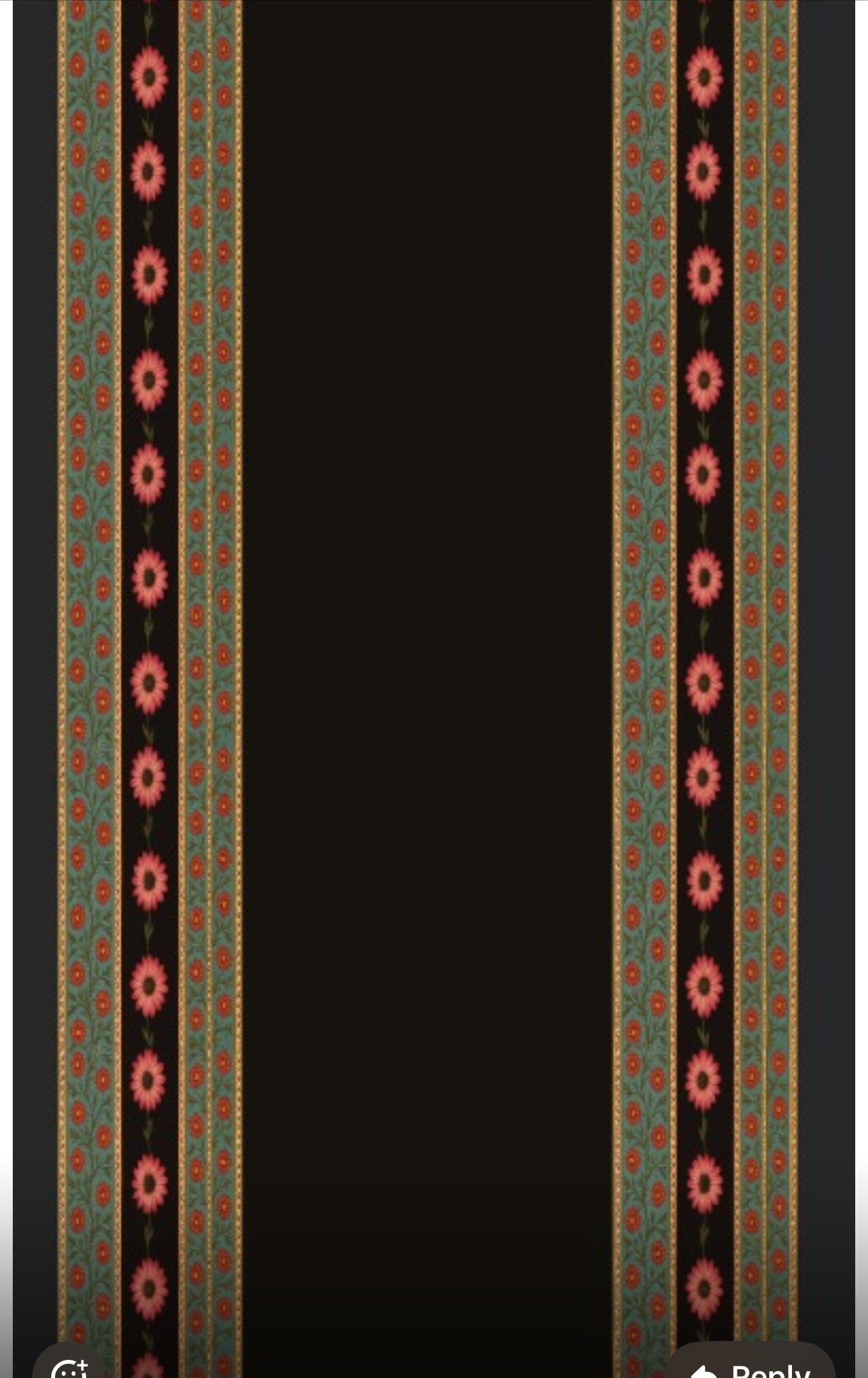 Embroidery inspired modal hijab