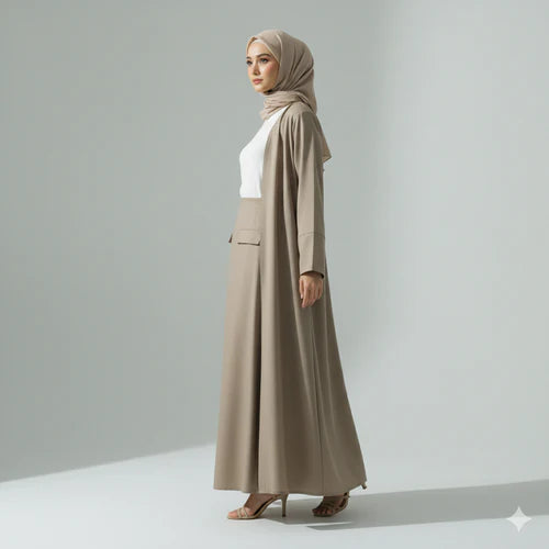 Aya Skirt Set- Brown